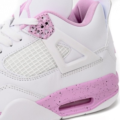 Air Jordan 4 White Pink