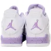 Air Jordan 4 White Purple