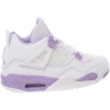 Air Jordan 4 White Purple