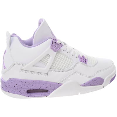 Air Jordan 4 White Purple