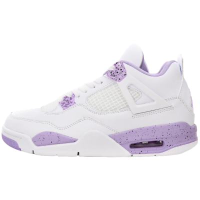 Air Jordan 4 White Purple