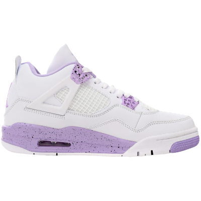 Air Jordan 4 White Purple