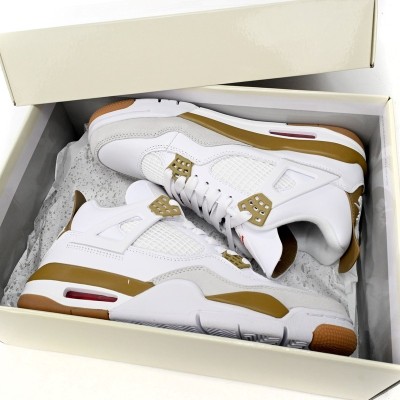 Nike SB x Air Jordan 4 White Brown 