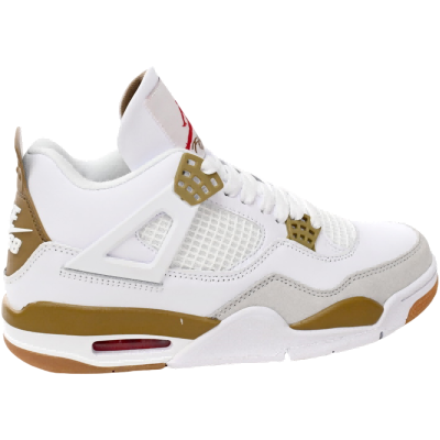 Nike SB x Air Jordan 4 White Brown 