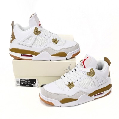 Nike SB x Air Jordan 4 White Brown 