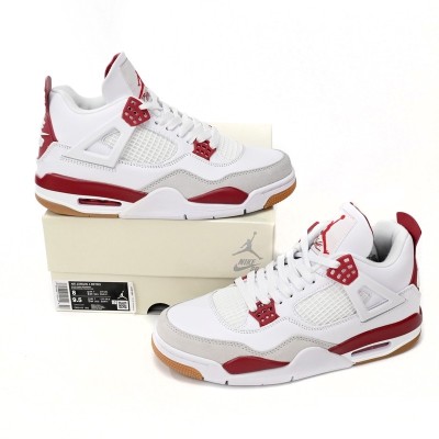 Nike SB x Air Jordan 4 White Red