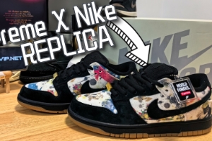 Best Replica Nike SB Dunk Low X Supreme Rammellzee Reps Stockx Shoes - Stockxvip.net