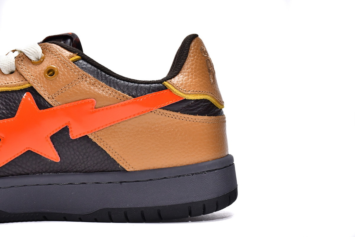 A Bathing Ape Bape SK8 Sta Brown Orange (Top Quality)