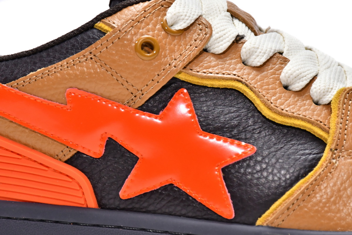 A Bathing Ape Bape SK8 Sta Brown Orange (Top Quality)