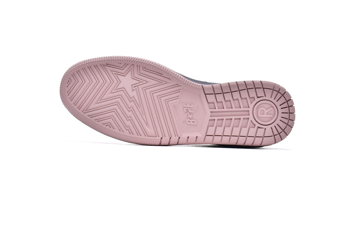 A Bathing Ape Bape SK8 Sta Dirty Pink Black (Top Quality)