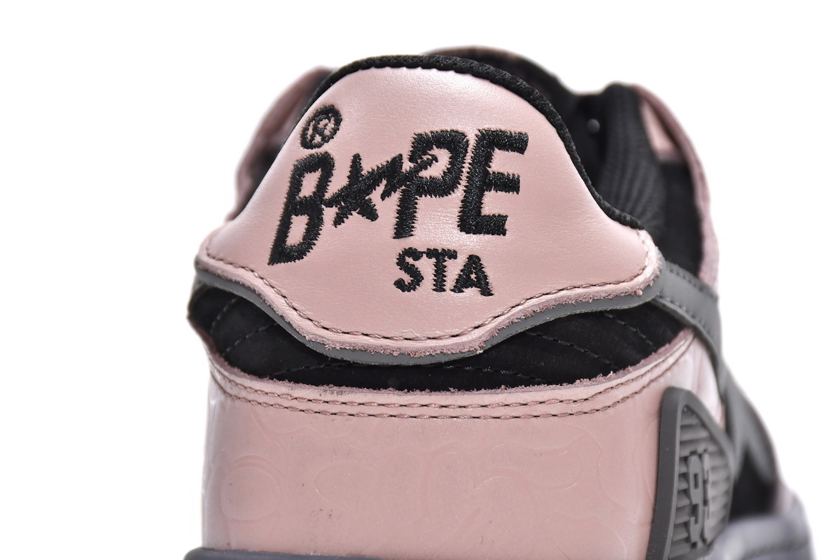 A Bathing Ape Bape SK8 Sta Dirty Pink Black (Top Quality)