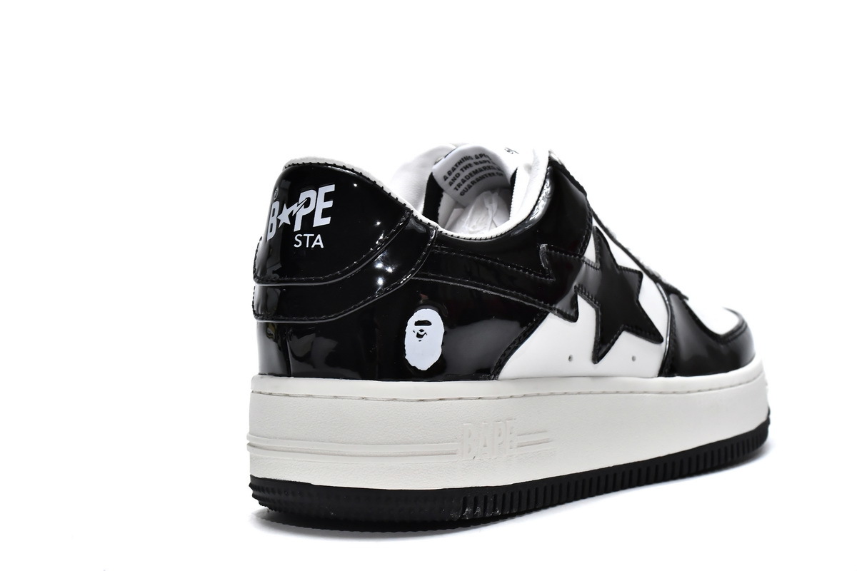 A Bathing Ape Bape Sta Low Black (Top Quality)