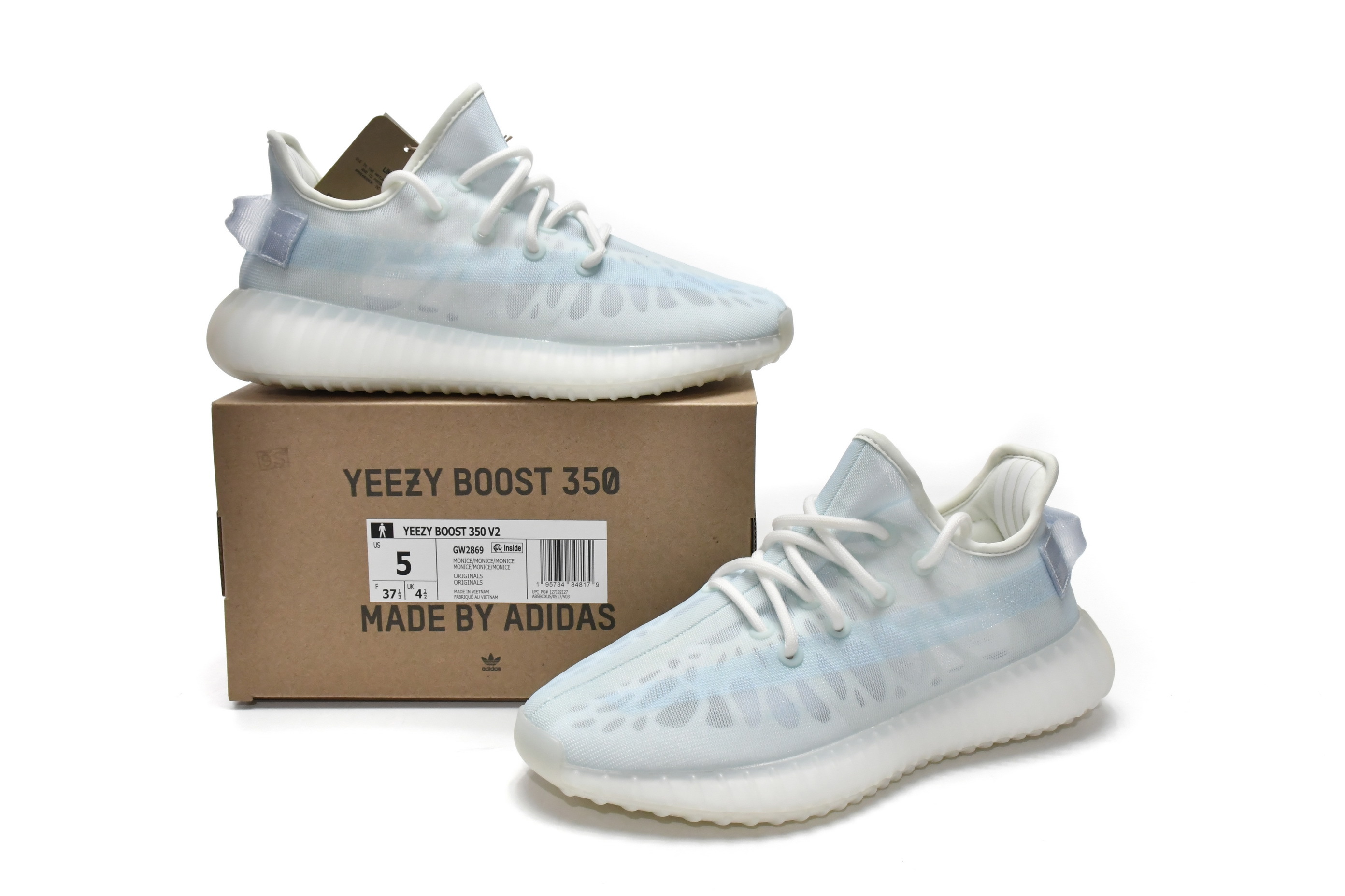 adidas Yeezy Boost 350 V2 Mono Ice (Top Quality)
