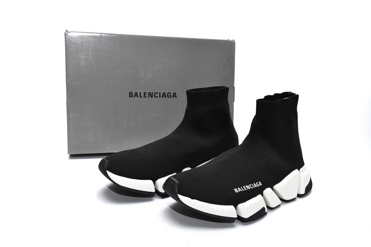 Balenciaga Speed 2.0 Black White (Top Quality)