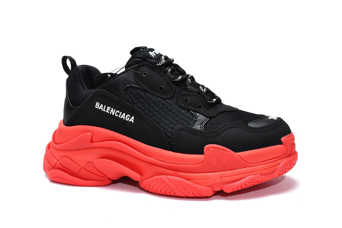 Balenciaga Triple S Black Red Sole (Top Quality)