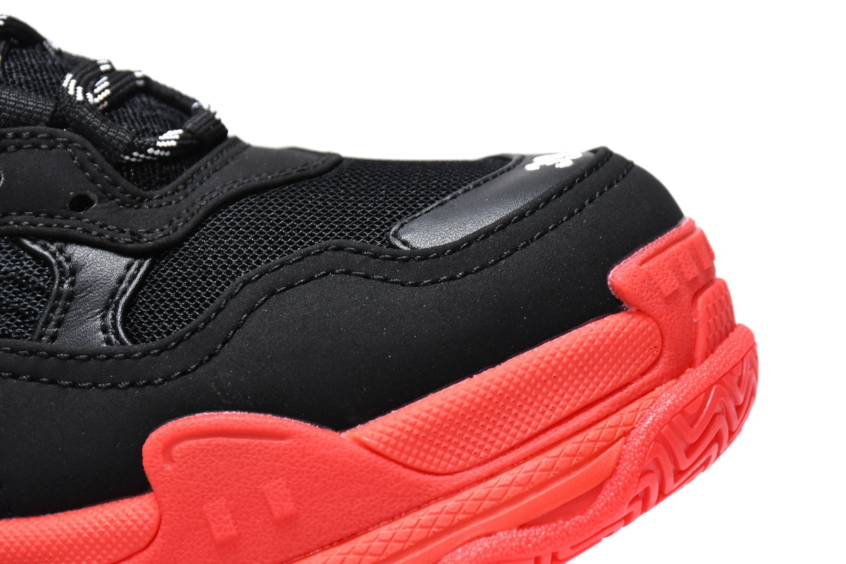 Balenciaga Triple S Black Red Sole (Top Quality)