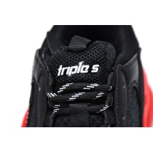 Balenciaga Triple S Black Red Sole (Top Quality)