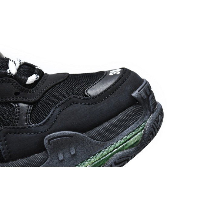 Balenciaga Triple S Black Yellow Fluo (W) (Top Quality)