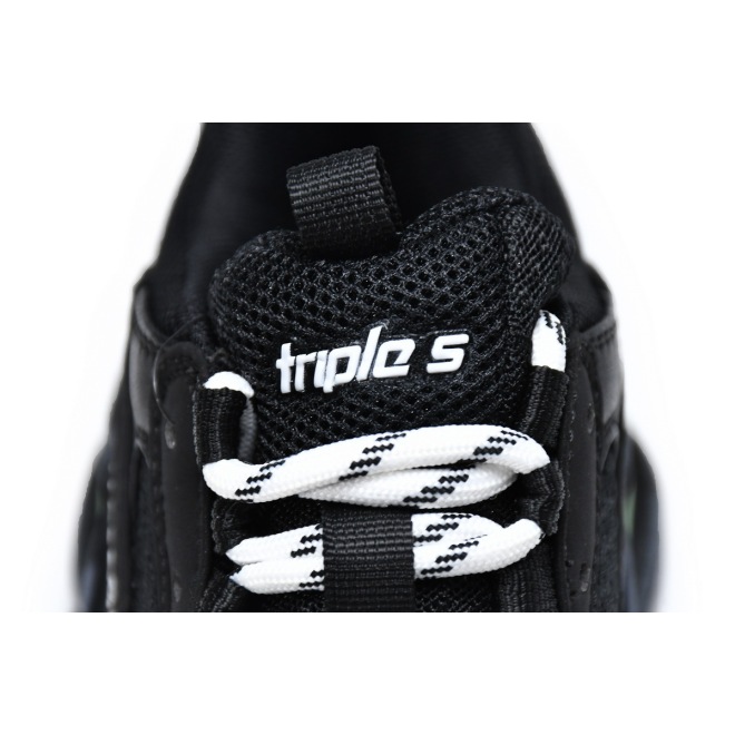 Balenciaga Triple S Black Yellow Fluo (W) (Top Quality)