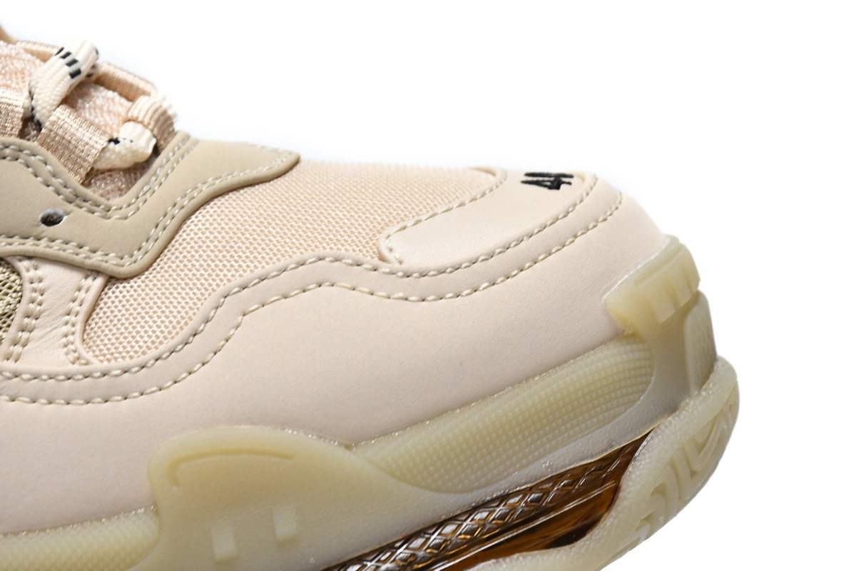 Balenciaga Triple S Clear Sole Beige (W) (Top Quality)