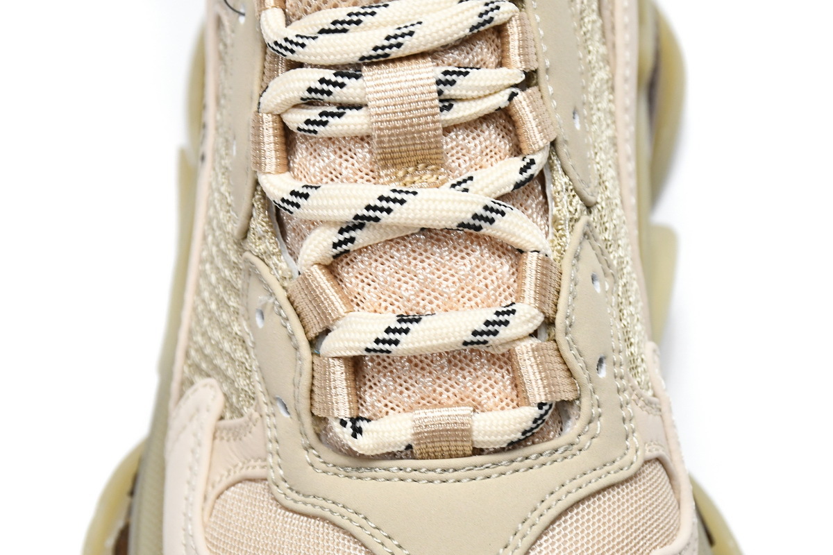 Balenciaga Triple S Clear Sole Beige (W) (Top Quality)