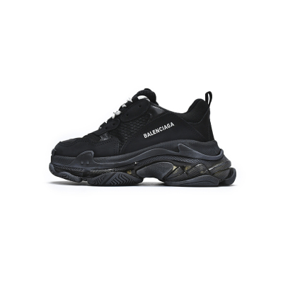 Balenciaga Triple S Clear Sole Black (2018) (Top Quality)