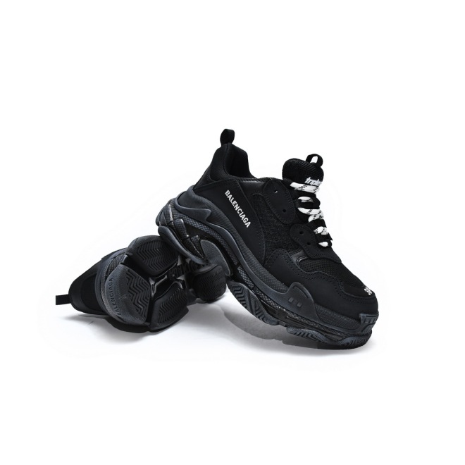 Balenciaga Triple S Clear Sole Black (2018) (Top Quality)