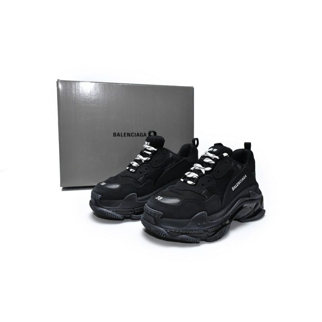 Balenciaga Triple S Clear Sole Black (2018) (Top Quality)