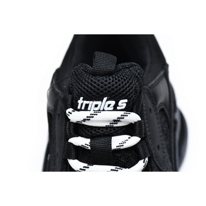 Balenciaga Triple S Clear Sole Black (2018) (Top Quality)