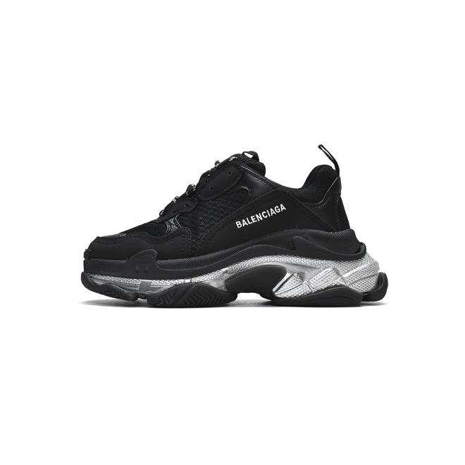 Balenciaga Triple S Clear Sole Black Ivory (W) (Top Quality)