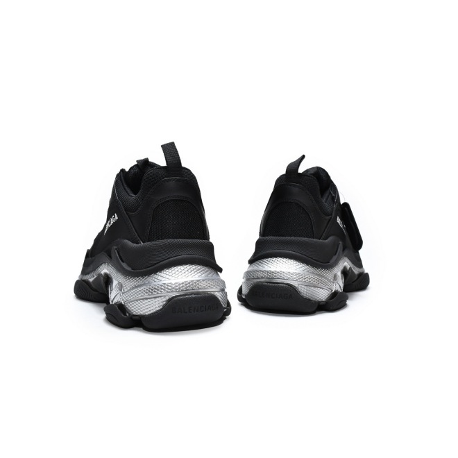 Balenciaga Triple S Clear Sole Black Ivory (W) (Top Quality)