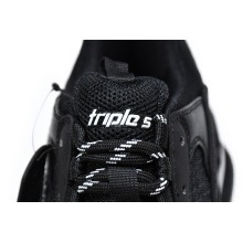 Balenciaga Triple S Clear Sole Black Ivory (W) (Top Quality)