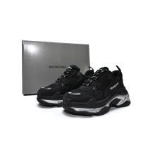 Balenciaga Triple S Clear Sole Black Ivory (W) (Top Quality)