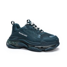 Balenciaga Triple S Clear Sole Full Dark Green (Top Quality)