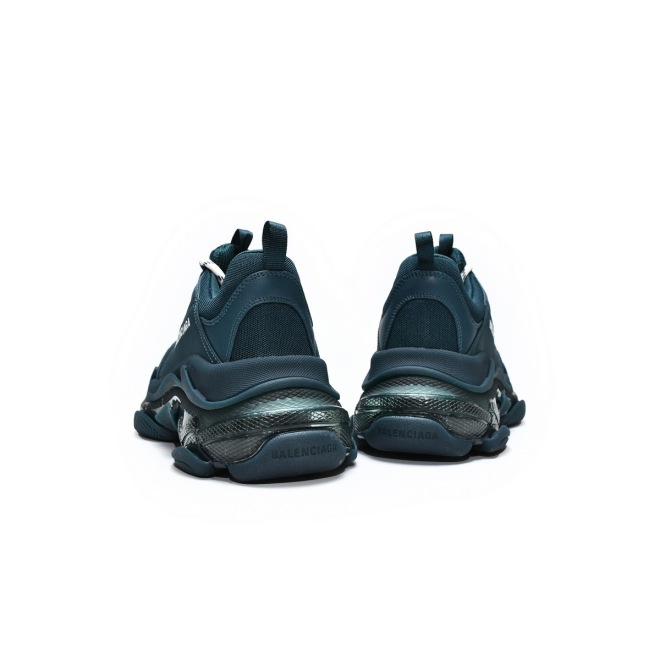 Balenciaga Triple S Clear Sole Full Dark Green (Top Quality)