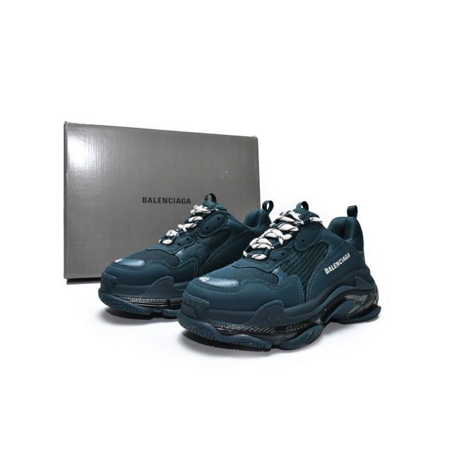 Balenciaga Triple S Clear Sole Full Dark Green (Top Quality)