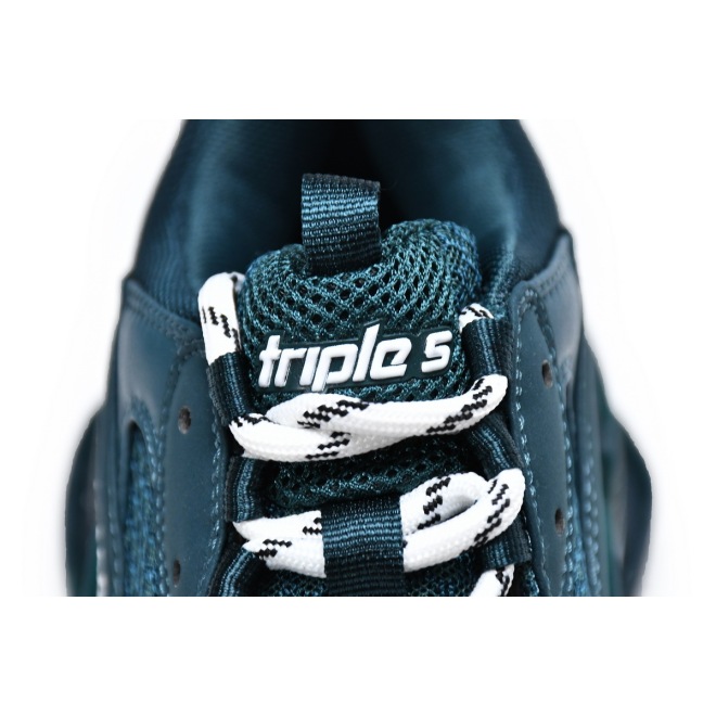 Balenciaga Triple S Clear Sole Full Dark Green (Top Quality)