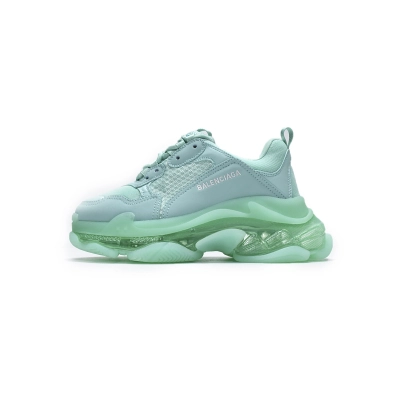 Balenciaga Triple S Clear Sole Green (W) (Top Quality)
