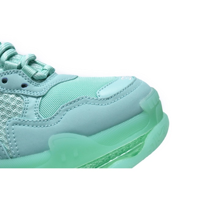 Balenciaga Triple S Clear Sole Green (W) (Top Quality)