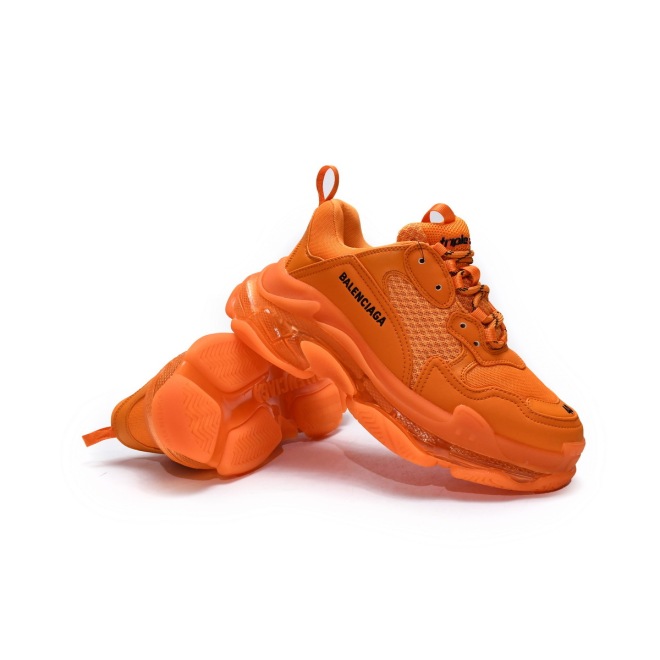 Balenciaga Triple S Clear Sole Orange (Top Quality)
