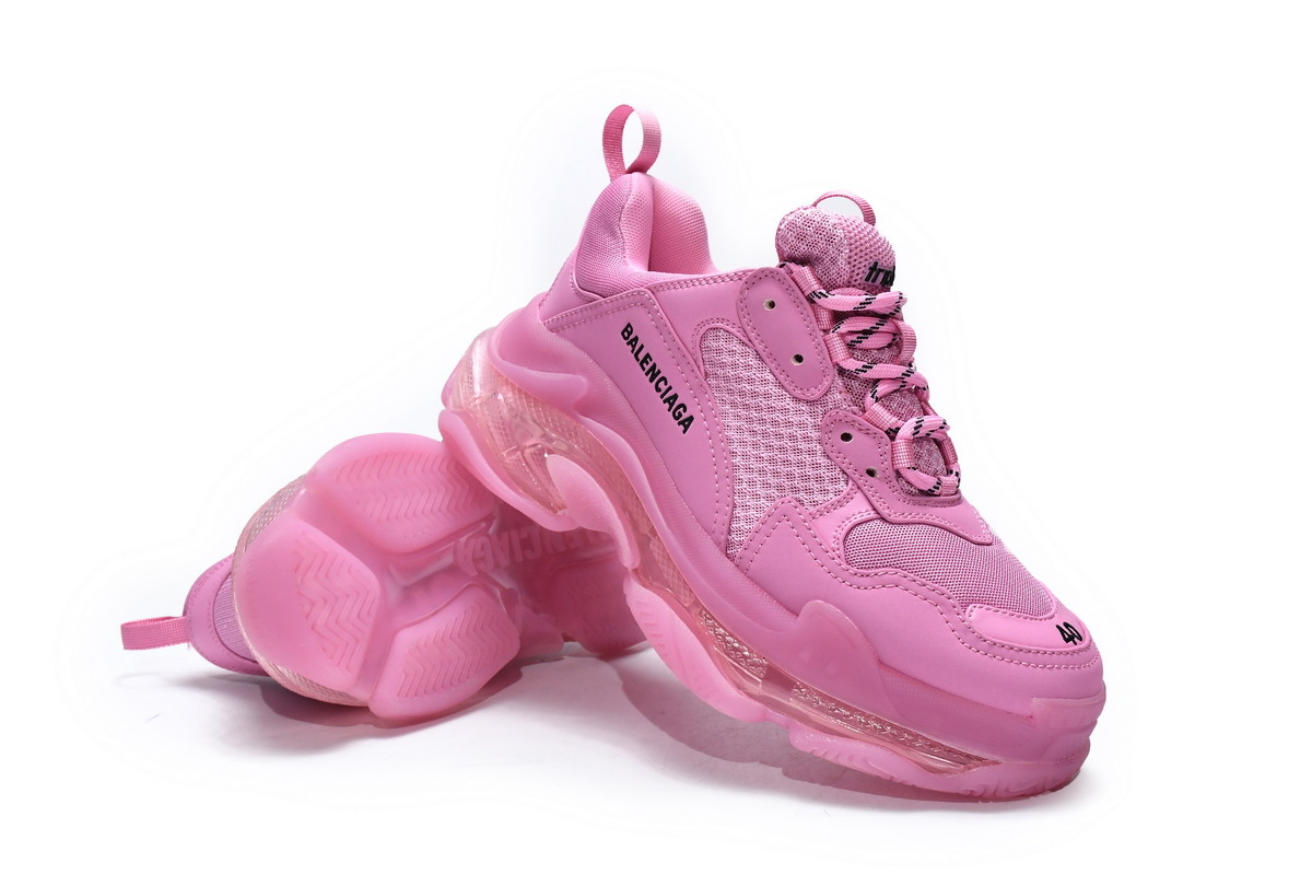 Balenciaga Triple S Clear Sole Pink (W) (Top Quality)
