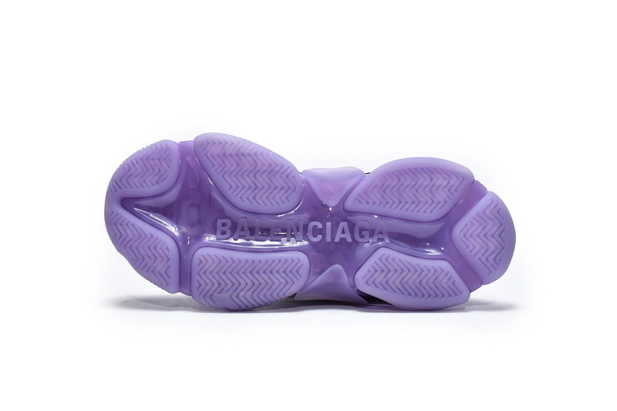Balenciaga Triple S Clear Sole Purple (W) (Top Quality)