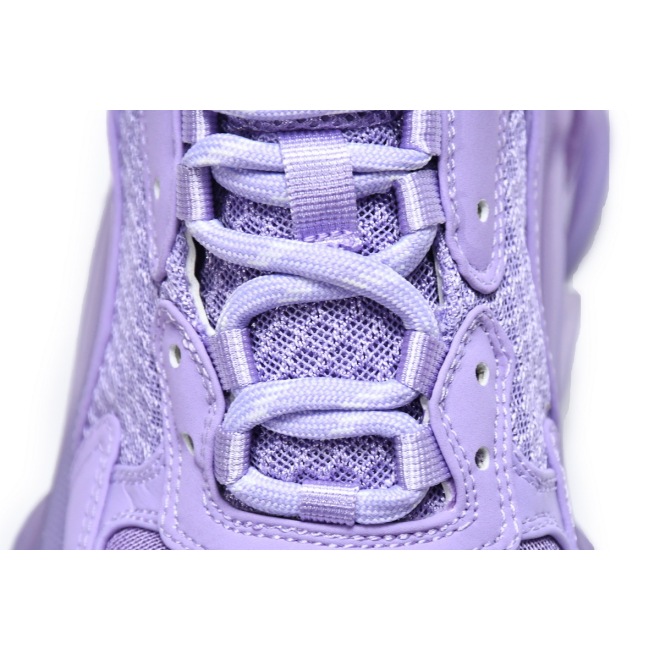 Balenciaga Triple S Clear Sole Purple (W) (Top Quality)
