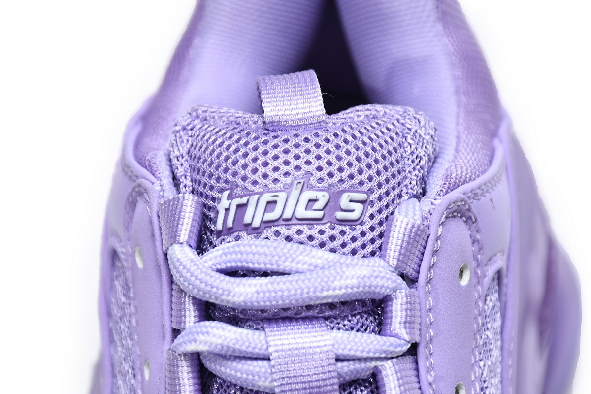 Balenciaga Triple S Clear Sole Purple (W) (Top Quality)