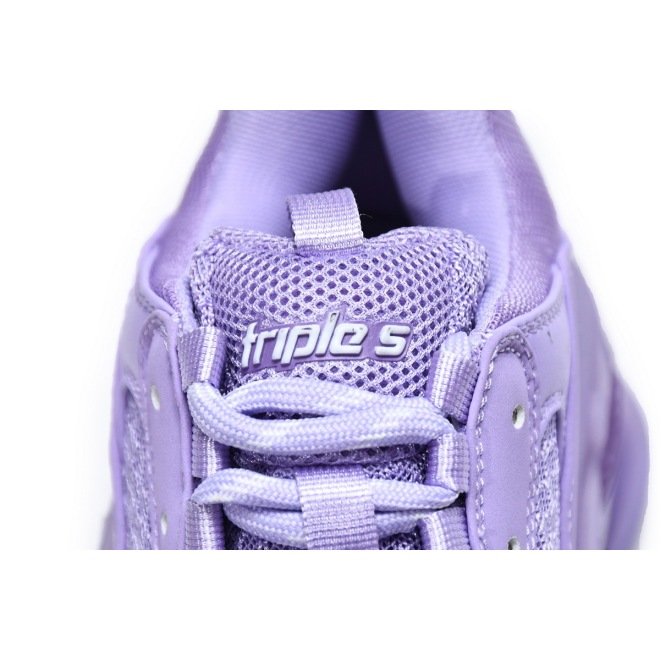 Balenciaga Triple S Clear Sole Purple (W) (Top Quality)