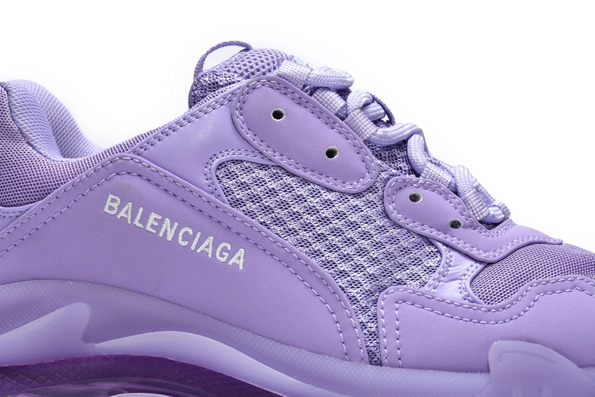Balenciaga Triple S Clear Sole Purple (W) (Top Quality)