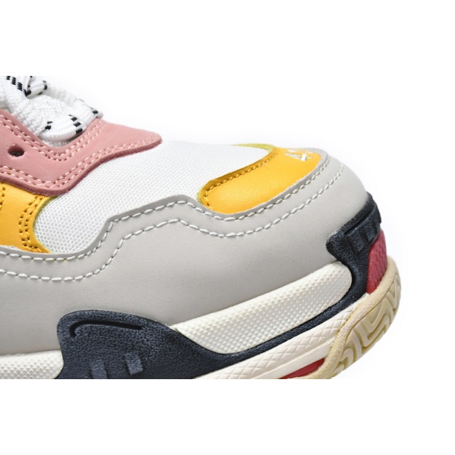Balenciaga Triple S Cream Yellow Red (W) (Top Quality)