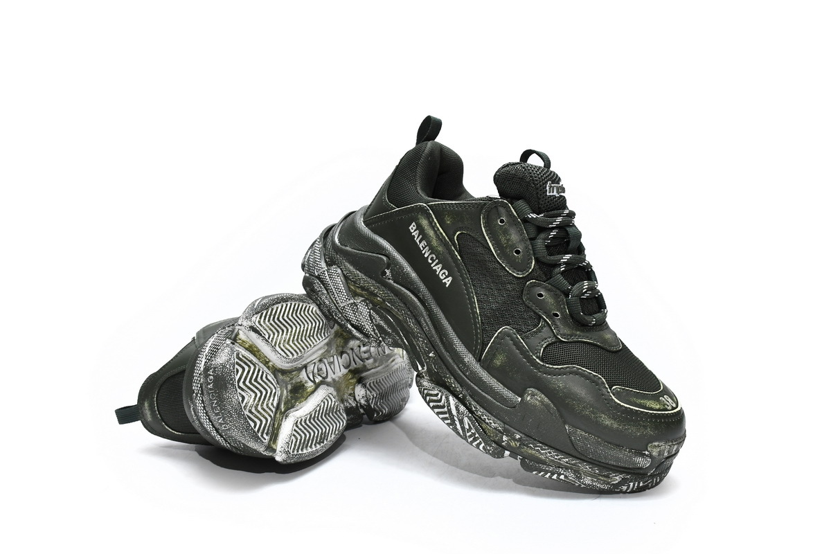 Balenciaga Triple S Faded Green (Top Quality)