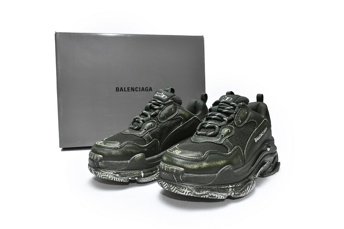 Balenciaga Triple S Faded Green (Top Quality)