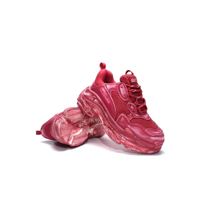 Balenciaga Triple S Faded Red (W) (Top Quality)